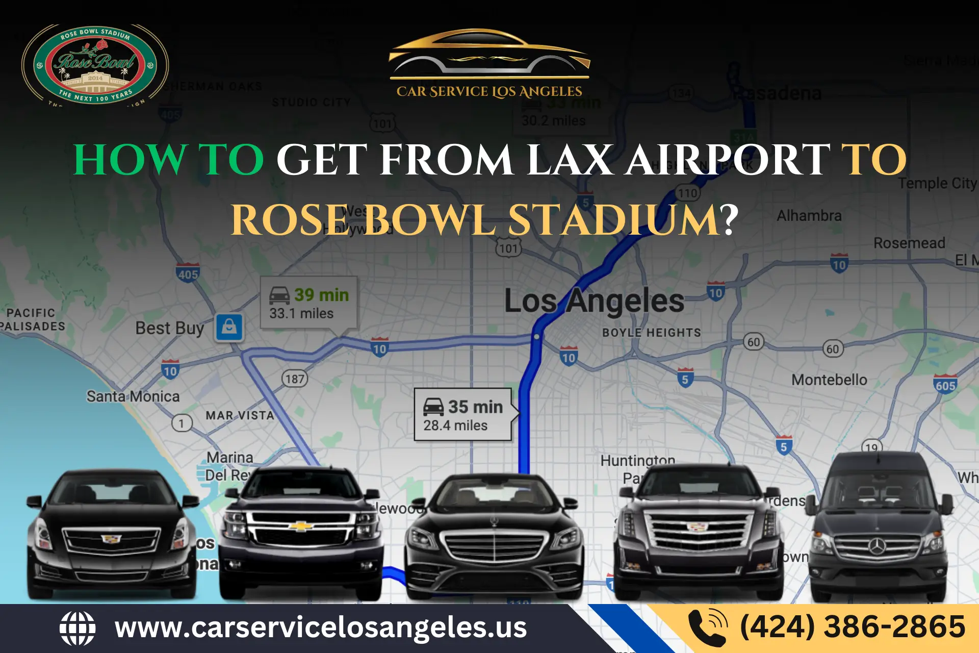 How to Get from LAX to Rose Bowl Stadium?