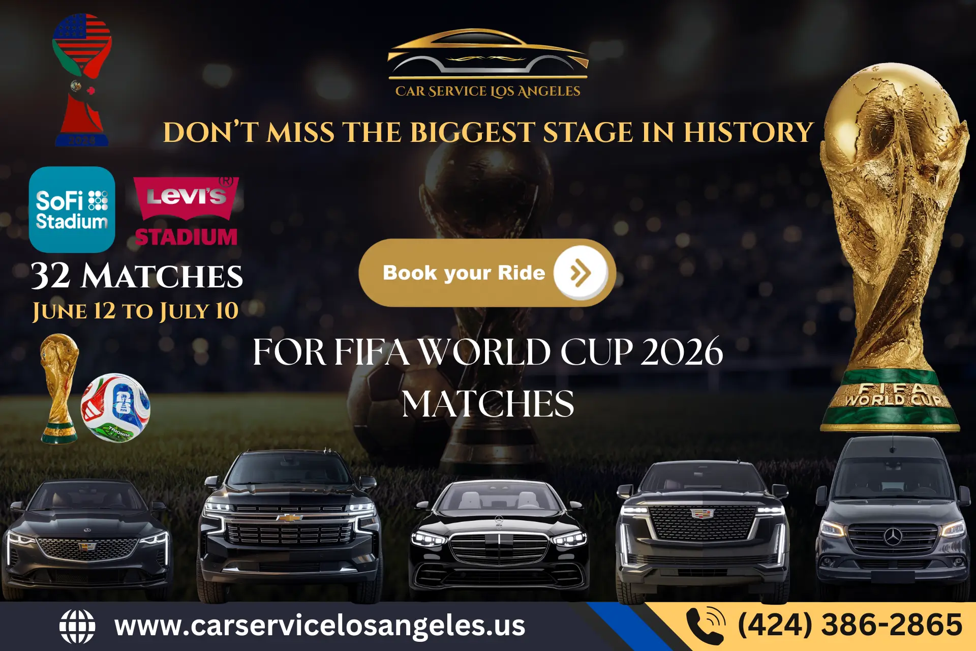 FIFA World Cup Transportation to SoFi and Levi's Stadium