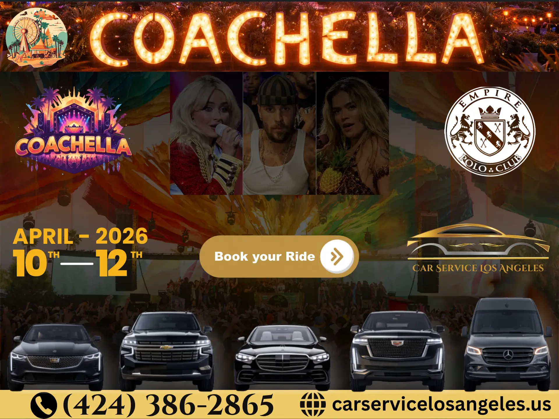 Coachella 2026 Transportation from LAX to Palm Springs